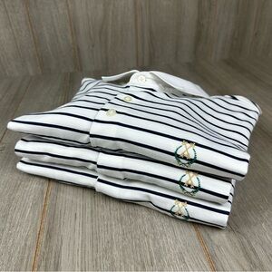 Peachtree Golf Club Polo Shirt XL Performance Polo Ralph Lauren White (lot of 3)